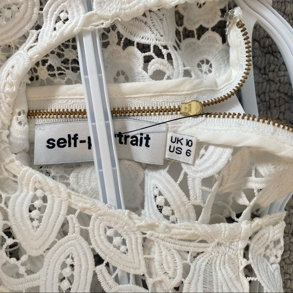 Self Portrait Floral Lace Mini Dress - Picture 8 of 11